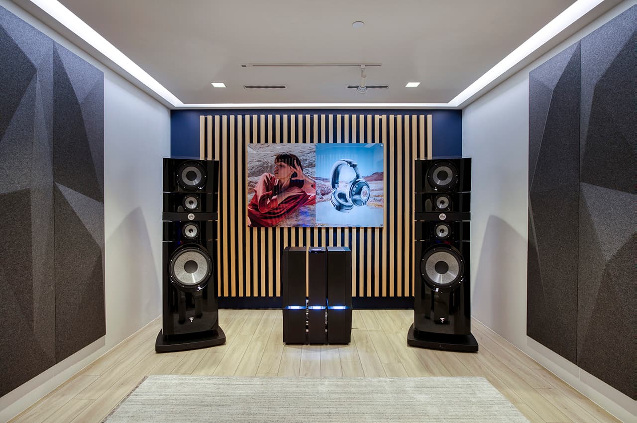 The Focal listening room